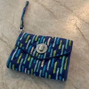 Vera Bradley Blue Clasp Wallet